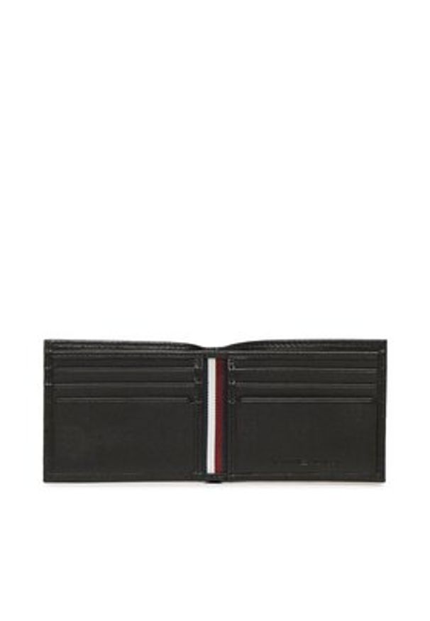 TOMMY HILFIGER - Tommy Hilfiger Mały Portfel Męski Th Premium Mini Cc Wallet AM0AM10606 Czarny. Kolor: czarny. Materiał: skóra