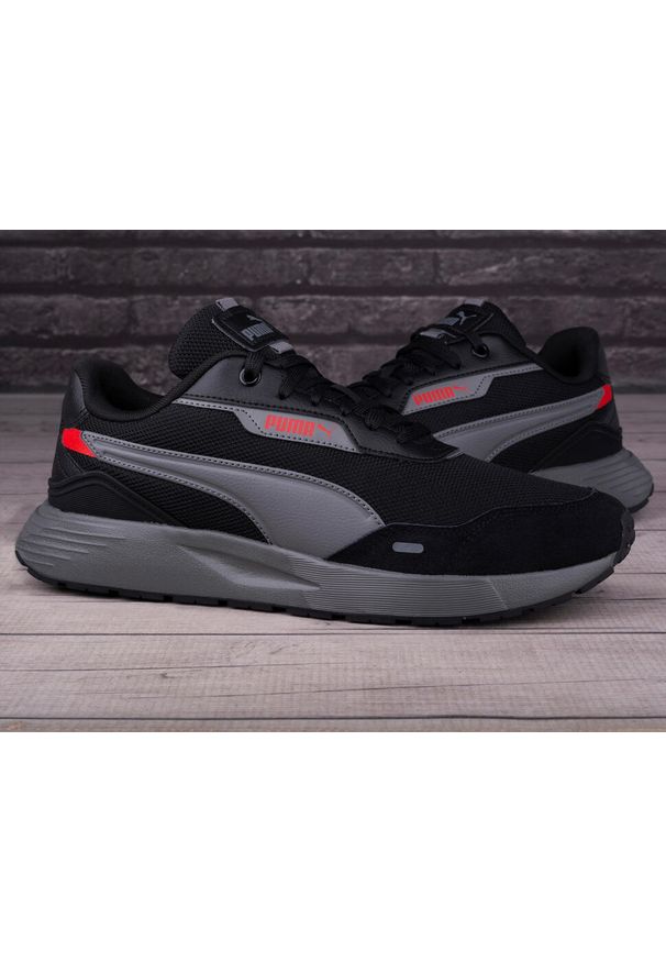 Buty Sportowe Męskie Puma Runtamed Plus. Kolor: czerwony, wielokolorowy, czarny, szary