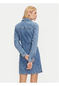 Karl Lagerfeld Jeans Sukienka jeansowa 246J1302 Niebieski Regular Fit. Kolor: niebieski. Materiał: bawełna #4