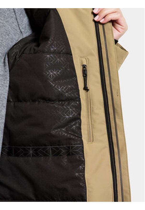 Didriksons Parka Mia Wns Parka L 504828 Beżowy Regular Fit. Kolor: beżowy. Materiał: syntetyk