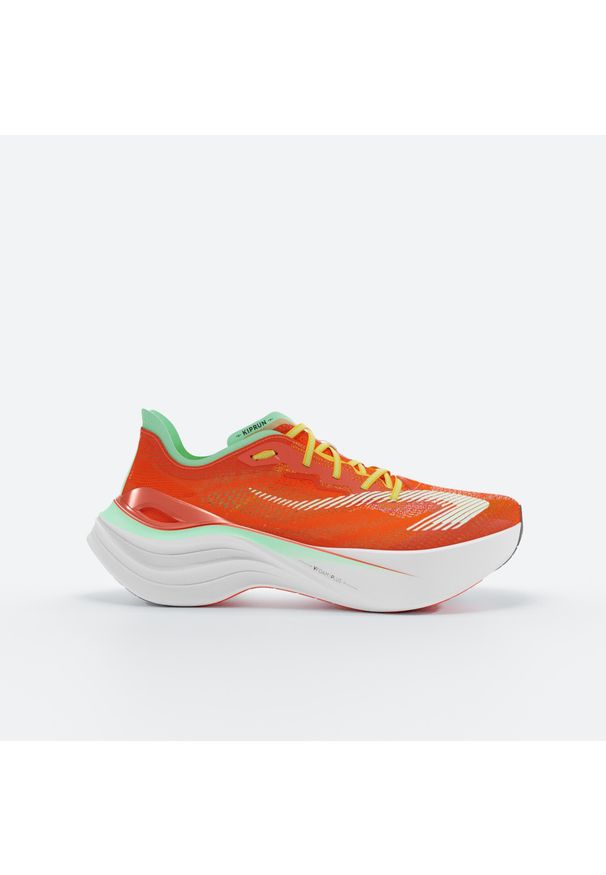 KIPRUN - Buty do biegania męskie Kiprun KD900.2. Kolor: zielony, czerwony, wielokolorowy, pomarańczowy. Sport: fitness