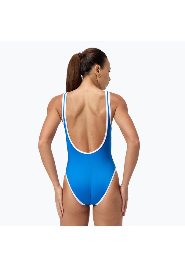 Strój pływacki jednoczęściowy damski Speedo Solid Bound Scoop. Kolor: niebieski