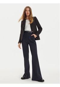 TOMMY HILFIGER - Tommy Hilfiger Marynarka WW0WW44096 Czarny Slim Fit. Kolor: czarny. Materiał: syntetyk #5