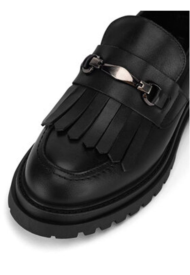 Gino Rossi Loafersy KEMER-1078-24 Czarny. Kolor: czarny. Materiał: skóra