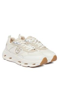 Pinko - PINKO Sneakersy PINK 09 Biały. Kolor: biały. Materiał: skóra #5