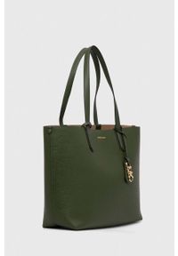 MICHAEL Michael Kors torebka skórzana dwustronna kolor zielony. Kolor: zielony. Materiał: skórzane. Rodzaj torebki: na ramię #4
