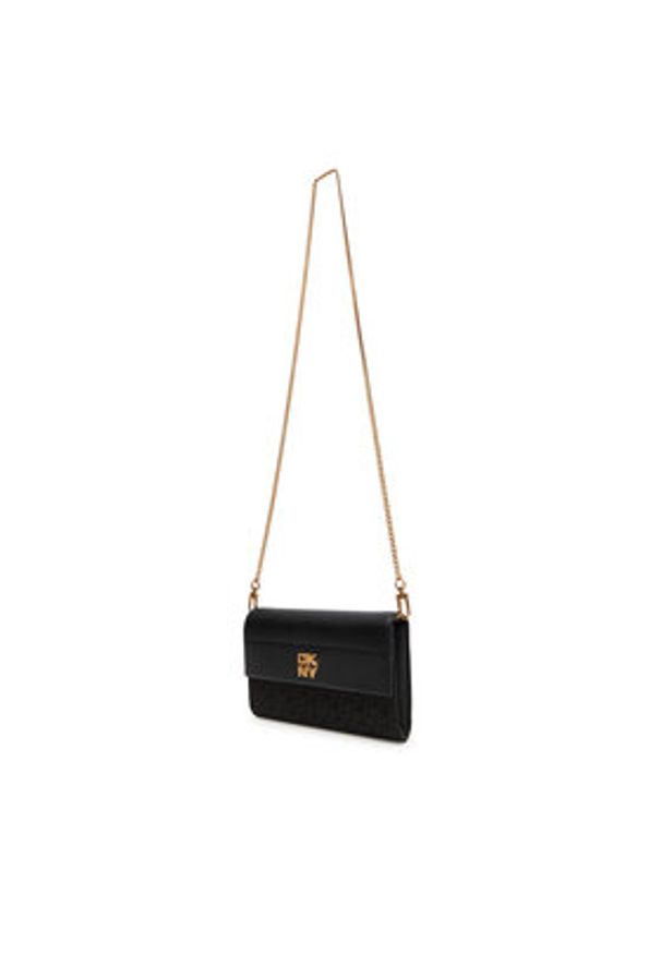 DKNY Torebka R445FI72 Czarny. Kolor: czarny. Materiał: skórzane