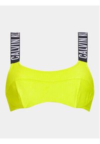 Calvin Klein Swimwear Góra od bikini KW0KW01968 Żółty. Kolor: żółty. Materiał: syntetyk #3