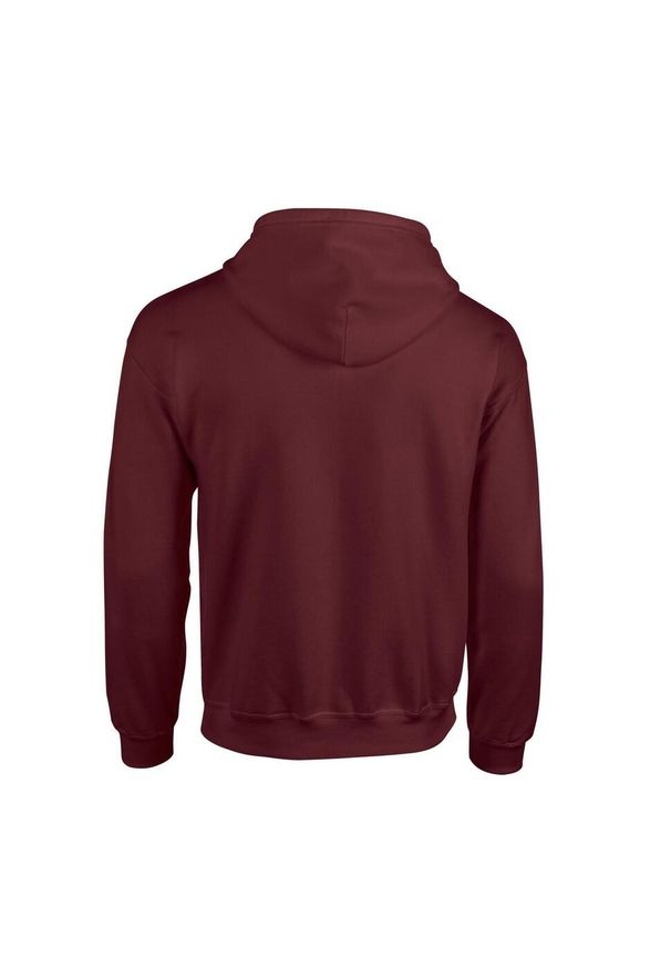 GILDAN - Bluza Z Kapturem Dla Dorosłych Unisex Heavy Blend Full Zip. Typ kołnierza: kaptur. Kolor: czerwony, wielokolorowy, brązowy
