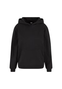 Oversize polarowa bluza z kapturem dla kobiet Urban Classics. Typ kołnierza: kaptur. Kolor: czarny. Materiał: polar #1