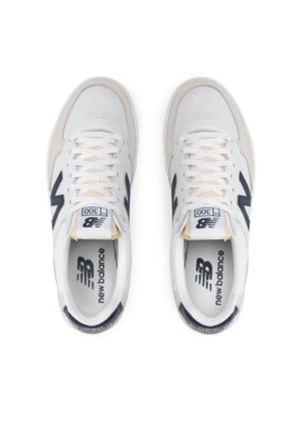 New Balance Sneakersy CT300WY3 Beżowy. Kolor: biały. Materiał: skóra