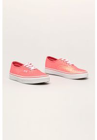 Vans - Tenisówki Neon Glitter Authentic. Nosek buta: okrągły. Zapięcie: sznurówki. Kolor: różowy. Materiał: syntetyk, materiał, guma. Szerokość cholewki: normalna #3