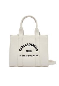 Karl Lagerfeld - KARL LAGERFELD Torebka B1W30042 Biały. Kolor: biały. Materiał: skórzane #1