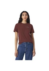 Koszulka sportowa damska Champion SS Tee. Kolor: brązowy