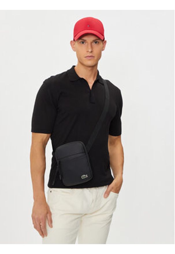 Lacoste Saszetka NH3307LV Czarny. Kolor: czarny. Materiał: skóra