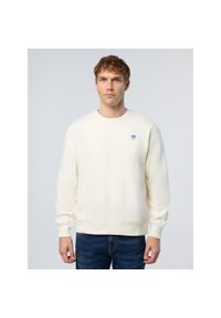 North Sails - Bluza polarowa NORTH SAILS CREWNECK SWEATSHIRT Biały. Kolor: biały. Materiał: polar #1