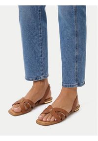 Beverly Hills Polo Club Sandały EO-R26SS09145-01 Brązowy. Kolor: brązowy. Materiał: skóra #4