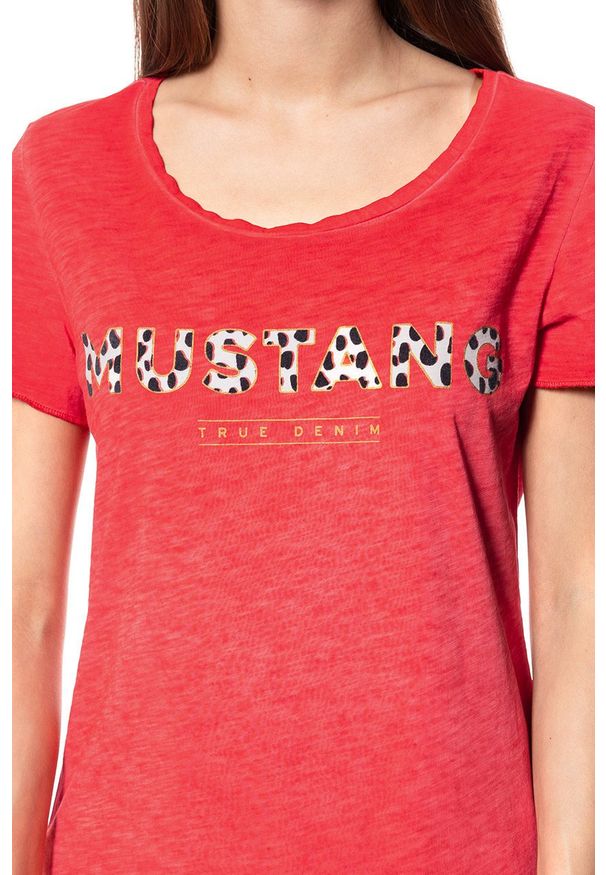 Mustang - MUSTANG T SHIRT DAMSKI Alexia C Print 1009029 7179. Wzór: nadruk