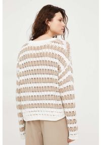 Answear Lab sweter damski kolor brązowy. Kolor: brązowy. Materiał: dzianina. Wzór: ze splotem. Styl: wakacyjny #3