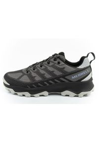 Buty trekkingowe damskie Merrell Speed Eco. Kolor: czarny, szary, wielokolorowy. Materiał: materiał. Szerokość cholewki: normalna. Sport: turystyka piesza