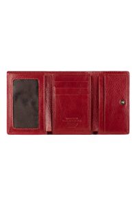 Wittchen - Damska portmonetka skórzana na bigiel mała czerwona. Kolor: czerwony. Materiał: skóra #2