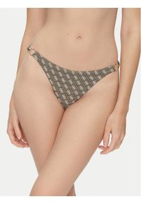 Guess Dół od bikini E5GO28 KCRL2 Zielony. Kolor: zielony. Materiał: syntetyk