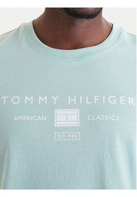 TOMMY HILFIGER - Tommy Hilfiger T-Shirt Brand Love MW0MW42365 Zielony Regular Fit. Kolor: zielony. Materiał: bawełna #4