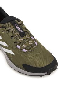 Adidas - adidas Trekkingi Terrex Anylander JQ9955 Khaki. Kolor: brązowy. Materiał: materiał #6