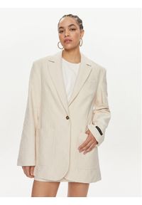 Herskind Marynarka Leo 5108994 Écru Regular Fit. Materiał: bawełna #1