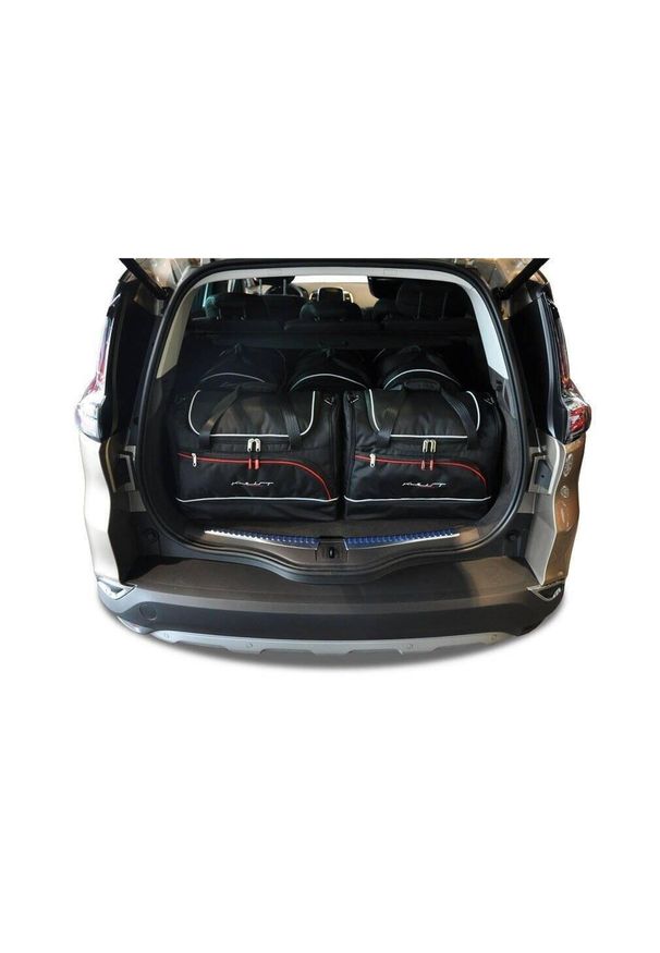 KJUST - Torby Do Bagażnika Renault Espace 2014-2021 5Szt Kjust. Kolor: czarny. Styl: sportowy