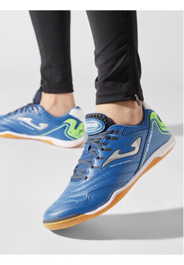 Joma Buty do piłki nożnej Maxima 2304 MAXS2304IN Niebieski. Kolor: niebieski. Materiał: syntetyk