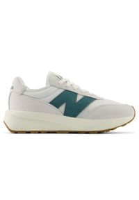 Buty unisex New Balance U370CC – beżowe. Kolor: beżowy. Materiał: zamsz, skóra. Szerokość cholewki: normalna. Sezon: lato #1