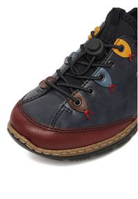 Rieker Półbuty N3271-35 Granatowy. Kolor: niebieski. Materiał: materiał, skóra #6