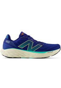 Buty męskie New Balance Fresh Foam X 880v14 M880A14 – granatowe. Okazja: na co dzień. Kolor: niebieski. Materiał: guma, syntetyk, materiał. Szerokość cholewki: normalna. Sport: fitness