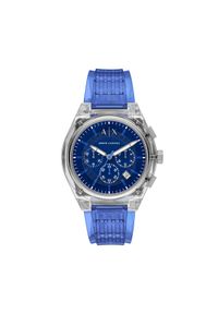 Zegarek Armani Exchange. Kolor: niebieski