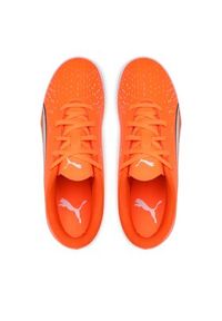 Puma Buty do piłki nożnej Ultra Play It Jr 107237 01 Pomarańczowy. Kolor: pomarańczowy. Materiał: skóra #4