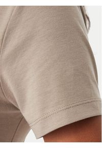 EA7 Emporio Armani T-Shirt 7W001443 AF10373 U6100 Beżowy Slim Fit. Kolor: beżowy. Materiał: bawełna #2