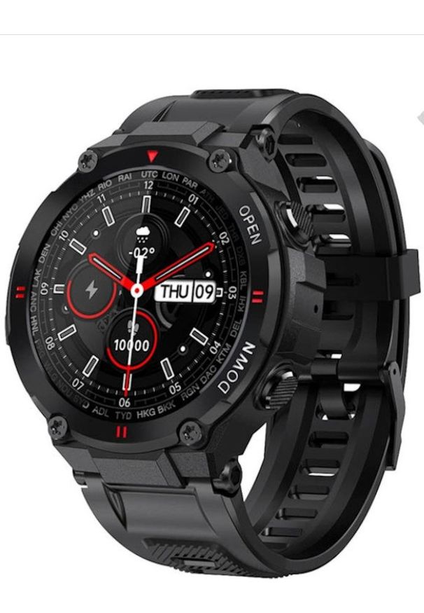 Smartwatch Microwear K27 Czarny. Rodzaj zegarka: smartwatch. Kolor: czarny
