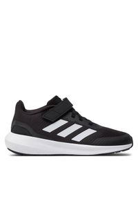 Adidas - adidas Buty Runfalcon 3.0 Sport Running Elastic Lace Top Strap Shoes HP5867 Czarny. Kolor: czarny. Materiał: mesh, materiał. Sport: bieganie