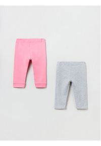 OVS Komplet 2 par spodni 1621127 Kolorowy Regular Fit. Materiał: bawełna. Wzór: kolorowy #2