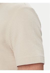 Hugo - HUGO T-Shirt Austin 50532011 Beżowy jasny Regular Fit. Kolor: beżowy. Materiał: syntetyk #2