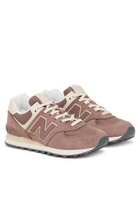 New Balance Sneakersy WL574RTS Brązowy. Kolor: brązowy. Materiał: skóra, zamsz. Model: New Balance 574 #5