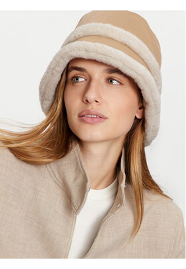 Liu Jo Kapelusz TF4300 E0903 Beżowy. Kolor: beżowy. Materiał: poliester
