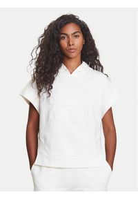 Emporio Armani Bluza EW000775 AF12186 U1131 Biały Loose Fit. Kolor: biały. Materiał: bawełna