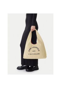 Karl Lagerfeld - Torebka KARL LAGERFELD. Kolor: beżowy #1