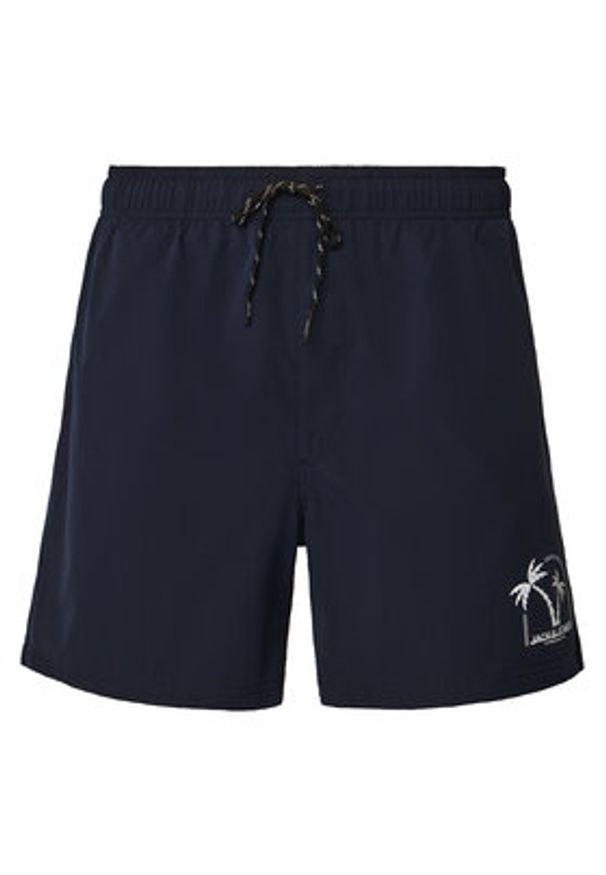 Jack & Jones Szorty kąpielowe Maui 12278729 Granatowy Regular Fit. Kolor: niebieski. Materiał: syntetyk
