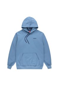 Prosto - Bluza męska PROSTO Hoodie Pomet. Kolor: niebieski