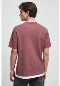 medicine - Medicine t-shirt bawełniany kolor fioletowy gładki. Kolor: fioletowy. Materiał: bawełna. Długość rękawa: krótki rękaw. Długość: krótkie. Wzór: gładki. Styl: klasyczny #4