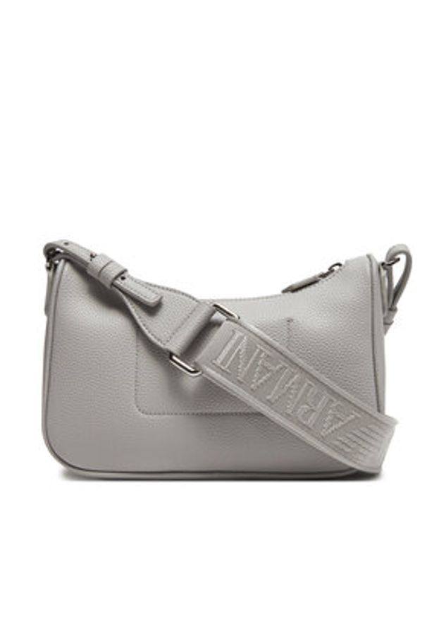 Emporio Armani Torebka EW000539 AF12036 M8118 Szary. Kolor: szary. Materiał: skórzane