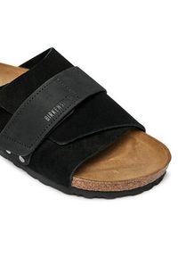 Birkenstock Klapki Kyoto Lenb 1022566 Czarny. Kolor: czarny. Materiał: nubuk, skóra #2
